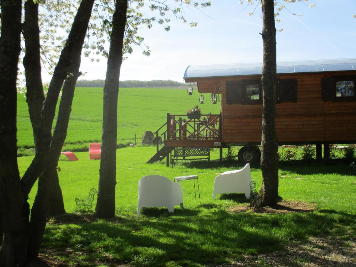 Châtillon-sur-Marne Roulotte Panoramique Du Moulin B&B 외부 사진